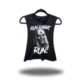 RUN! ROAD RASH BASIC BLACK CROP TANK TOP