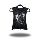 MASK OFF 2 ROAD RASH BASIC BLACK CROP TANK TOP