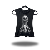 MASK OFF ROAD RASH BASIC BLACK CROP TANK TOP