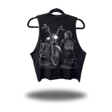 NIGHT RIDER ROAD RASH BLACK CROP TANK 1.0