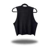 BAD GIRLS ROAD RASH BLACK CROP TANK 1.0
