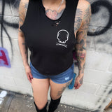 SHOW'EM ROAD RASH BLACK CROP TANK 1.0