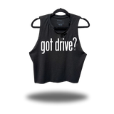 GOT DRIVE ROAD RASH BLACK CROP TANK 1.0