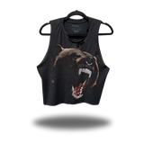 GRIZZLY GRILLZ 2.0 ROAD RASH BLACK CROP TANK 1.0