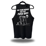 ON YOUR MARKS ROAD RASH TANK TOP
