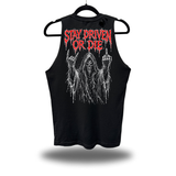 DRIVEN OR DIE ROAD RASH TANK TOP