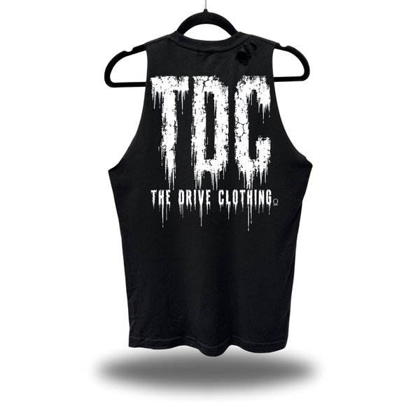 TDC GRUNGE DISTRESSED TANK TOP