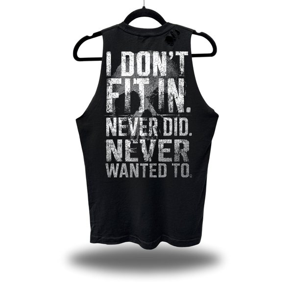 NEVER WANTED ROAD RASH TANK TOP