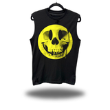 SKULL SMILEY ROAD RASH MUSCLE TANK