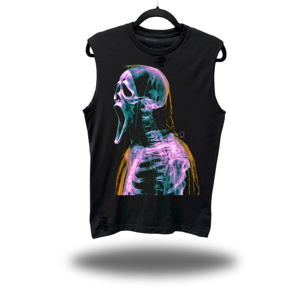 GHOSTFACE SKELETON ROAD RASH MUSCLE TANK