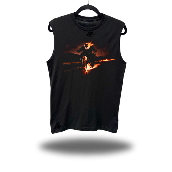 DRIVEN GHOST RIDER ROAD RASH MUSCLE TANK