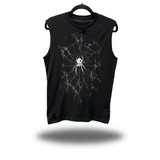 SPIDER WEB ROAD RASH MUSCLE TANK