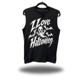I LOVE HALLOWEEN ROAD RASH MUSCLE TANK