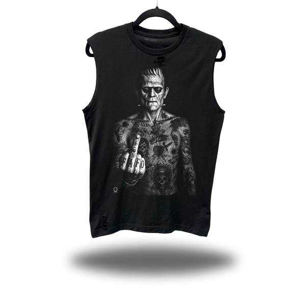 PUNK FU FRANKY ROAD RASH MUSCLE TANK