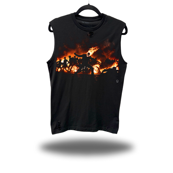 DRIVEN GHOST RIDER BATTLE ROAD RASH MUSCLE TANK