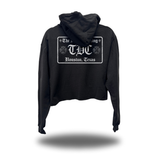 CROSS PATCH CROP HOODIE