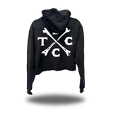 TDC BONES CROP HOODIE
