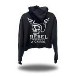 REBEL CROP HOODIE