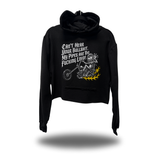 CAN'T HEAR CROP HOODIE