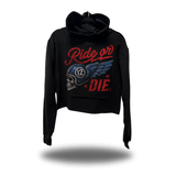 RIDE OR DIE CROP HOODIE