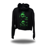 TDC GHOST SKULLS CROP HOODIE