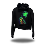 MYERS SKELETON CROP HOODIE