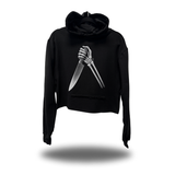 SLASHER CROP HOODIE