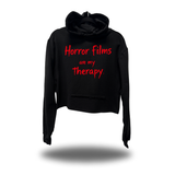 HORROR FILMS CROP HOODIE