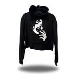 KISS OF DEATH CROP HOODIE