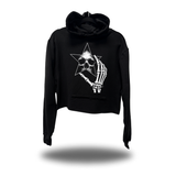 STAR MIRROR CROP HOODIE