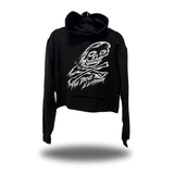 SKETCHY DRIVE CROP HOODIE