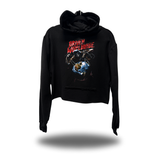 DRIVEN WORLDWIDE CROP HOODIE