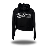 DRIVE GLOBES CROP HOODIE