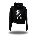 FAFO MYERS CROP HOODIE