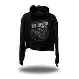 TILL DEATH CROP HOODIE