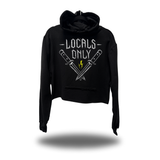 LOCALS ONLY CROP HOODIE