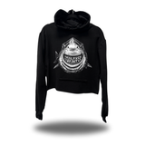 SHARK ATTACK CROP HOODIE