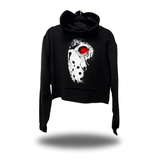 SILENT SLASHER CROP HOODIE
