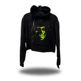 DEATH GLOW CROP HOODIE