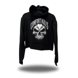 KILLS SKULL 2 CROP HOODIE