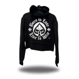 LIVE CROP HOODIE