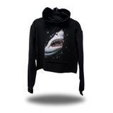 SHARK GRILL CROP HOODIE