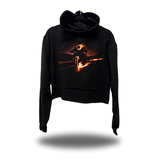 DRIVEN GHOST RIDER CROP HOODIE