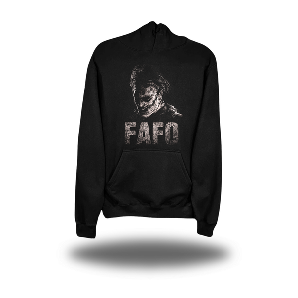 FAFO LEATHERFACE HOODIE