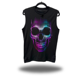 NEON SKULL ROAD RASH MUSCLE TANK