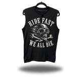 WE ALL DIE ROAD RASH MUSCLE TANK