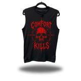 CRIMSON COMFORT ROAD RASH MUSCLE TANK