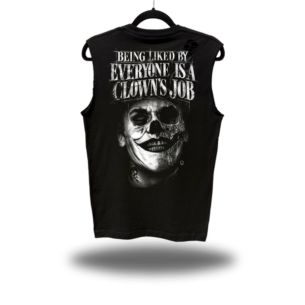 CLOWN JOB ROAD RASH MUSCLE TANK