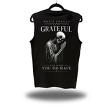 BE GRATEFUL ROAD RASH MUSCLE TANK