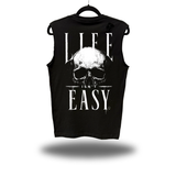 LIFE ISN'T EASY ROAD RASH MUSCLE TANK
